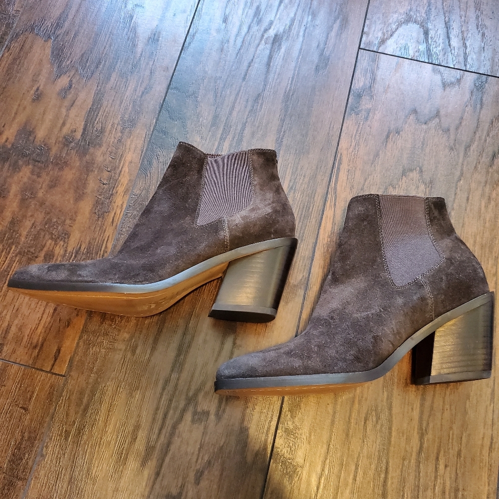 Rag & Bone Razor Chelsea Suede Booties - Picture 9 of 11